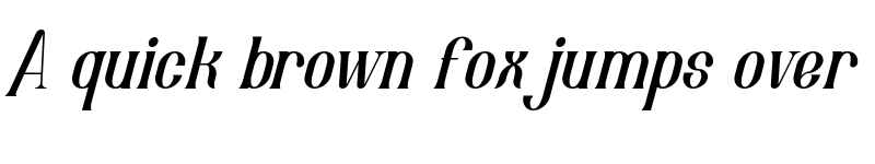 Preview of Roman Murphy Demo Italic font