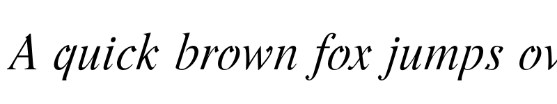 Preview of Romande ADF Std Italic font