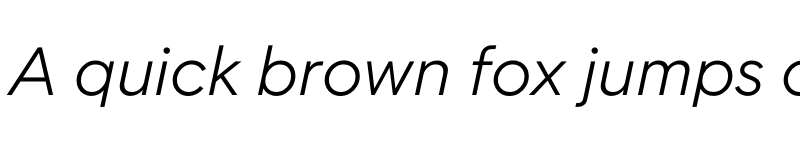 Preview of Romania5.10 Light Italic font