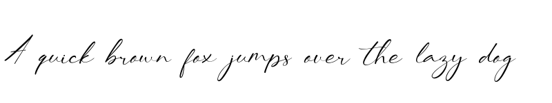 Preview of RomanLangston Script font