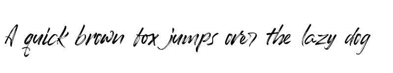 Preview of Romantika Hidup Regular font