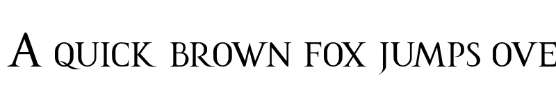 Preview of ROMANUS Regular font