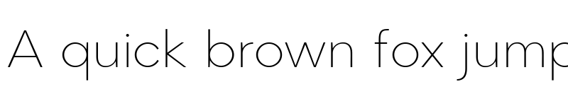 Preview of Romela Thin font