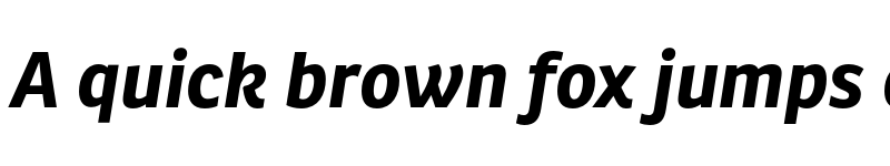 Preview of Ronnia Bold Italic font