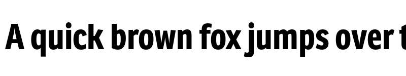 Preview of Ronnia Condensed Bold font