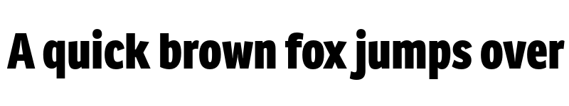 Preview of Ronnia Condensed ExtraBold font