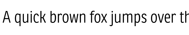 Preview of Ronnia Condensed Light font