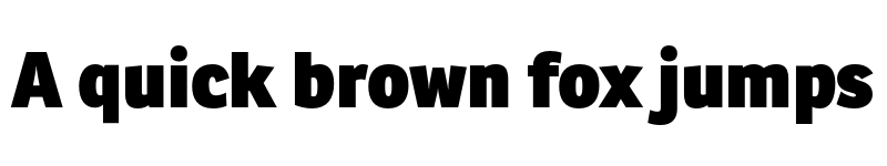 Preview of Ronnia Heavy font