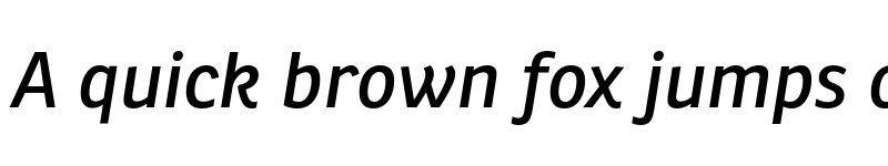 Preview of Ronnia Italic font