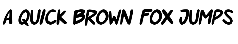 Preview of Roof runners Bold font