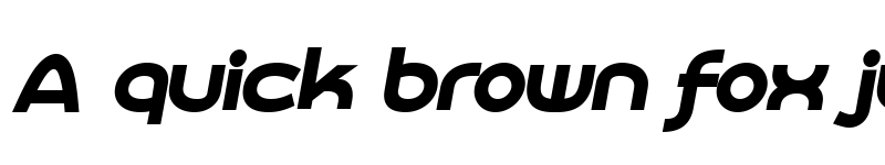 Preview of Roona Sans Black PERSONAL Italic font