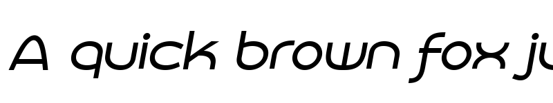 Preview of Roona Sans Medium PERSONAL Italic font