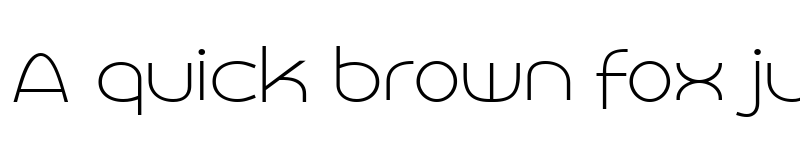 Preview of Roona Sans Thin PERSONAL Regular font