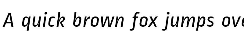 Preview of Ropa Sans Italic font