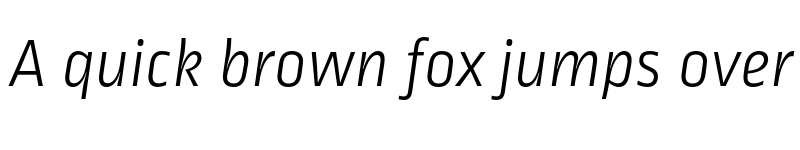 Preview of Ropa Sans Pro Light Italic font