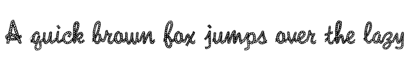 Preview of Rope MF Regular font