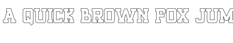 Preview of ROQUERO Outline font