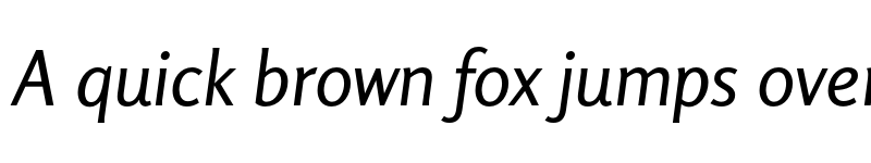 Preview of Rosario Italic font