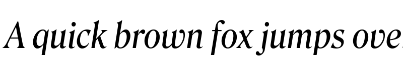Preview of Roslindale Deck Narrow Italic font