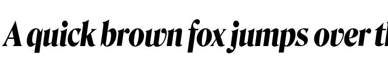 Preview of Roslindale Display Condensed Bold Italic font