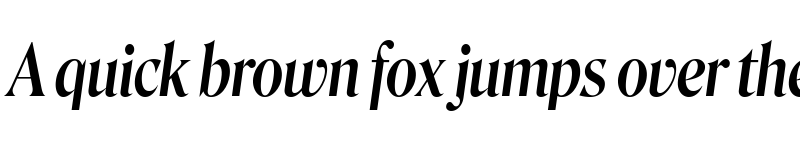 Preview of Roslindale Display Condensed Medium Italic font