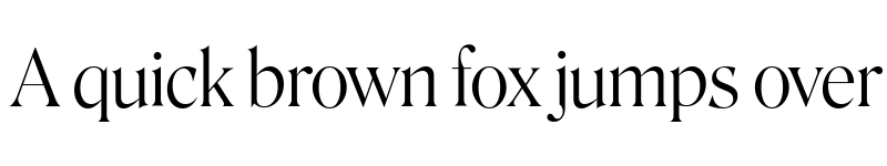 Preview of Roslindale Display Narrow Light font