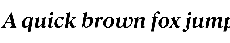 Preview of Roslindale Text Bold Italic font