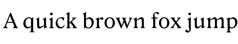 Preview of Roslindale Text Regular font