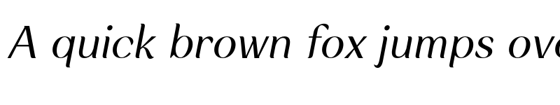 Preview of Rossanova Personal Use Italic font