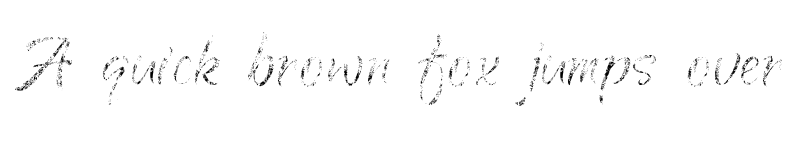 Preview of Rosttel Rough In Line Regular font