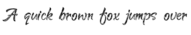 Preview of Rosttel Rough Regular font