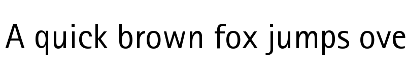 Preview of RotisSansSerif Regular font