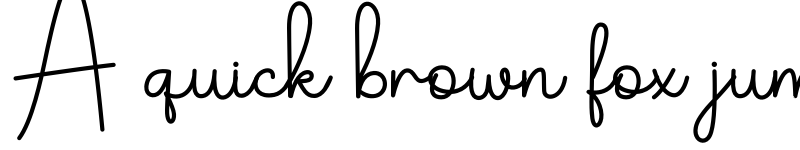 Preview of Rottedim Signature Regular font