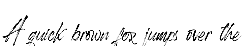 Preview of Roughmarker Regular font