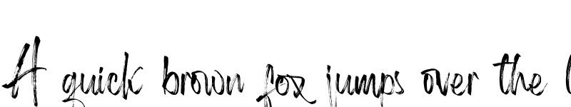 Preview of Roughmarker Upright Regular font