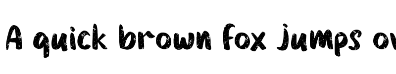 Preview of Rougnie Brush Regular font