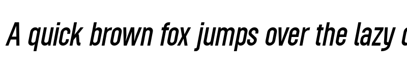 Preview of Roundkey Oblique font