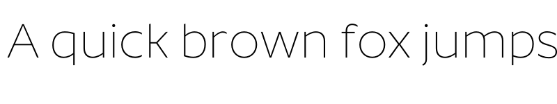 Preview of Roundo ExtraLight font