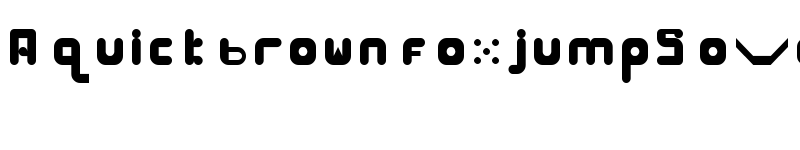 Preview of Roundy Regular font