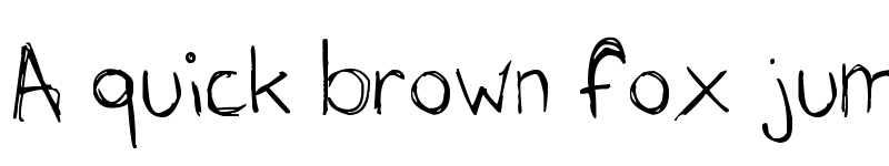Preview of Rousseau Regular font