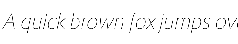 Preview of Route 159 UltraLight Italic font