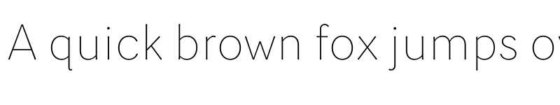 Preview of Router Extralight font