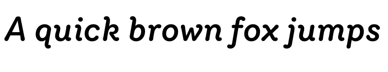 Preview of Router Medium Italic font