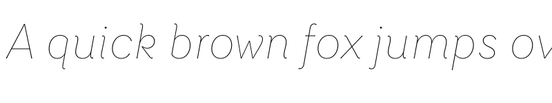 Preview of Router Thin Italic font
