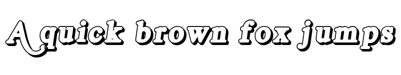 Preview of Royal Acidbath Outline font