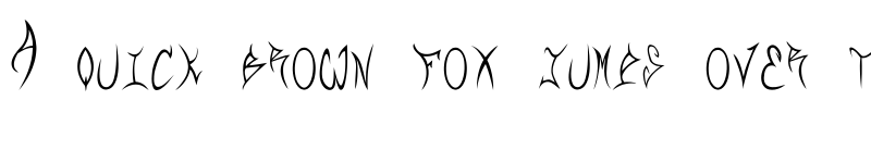 Preview of RQF Regular font