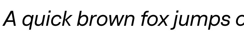 Preview of RTL United Text Regular Italic font