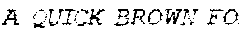 Preview of Rubber Biscuit Italic font