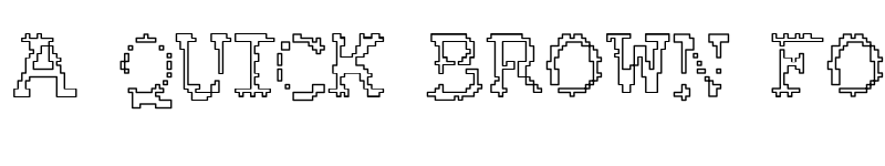 Preview of Rubber Biscuit Round Outline font