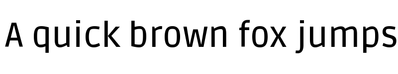 Preview of Ruda Medium font